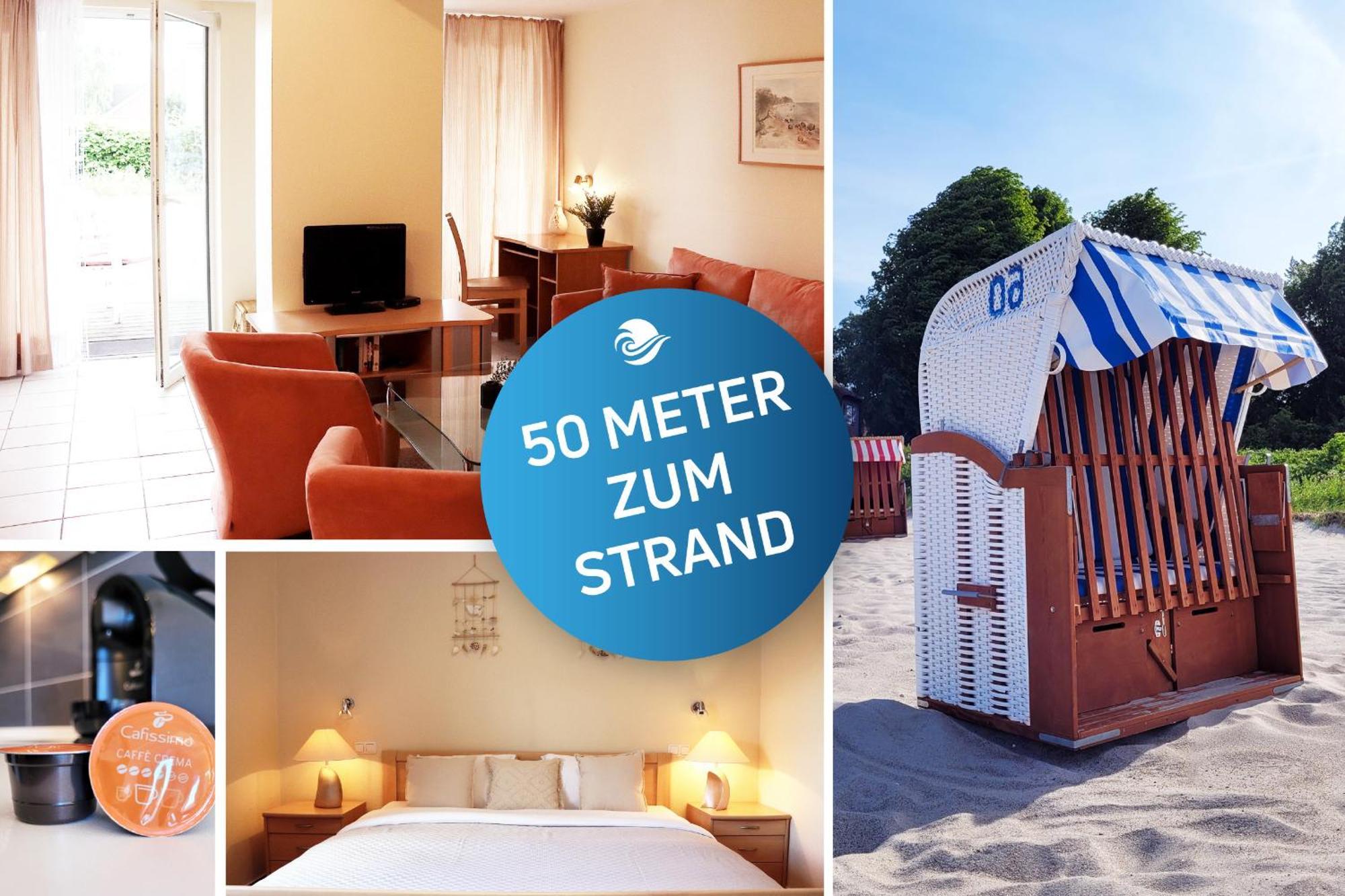 Ferienwohnung Mit Meerblick Und Terrasse - Nur 50 Meter Zum Strand - Inklusive Eigenem Parkplatz Und Fahrradunterstellplatz Sierksdorf Exterior foto